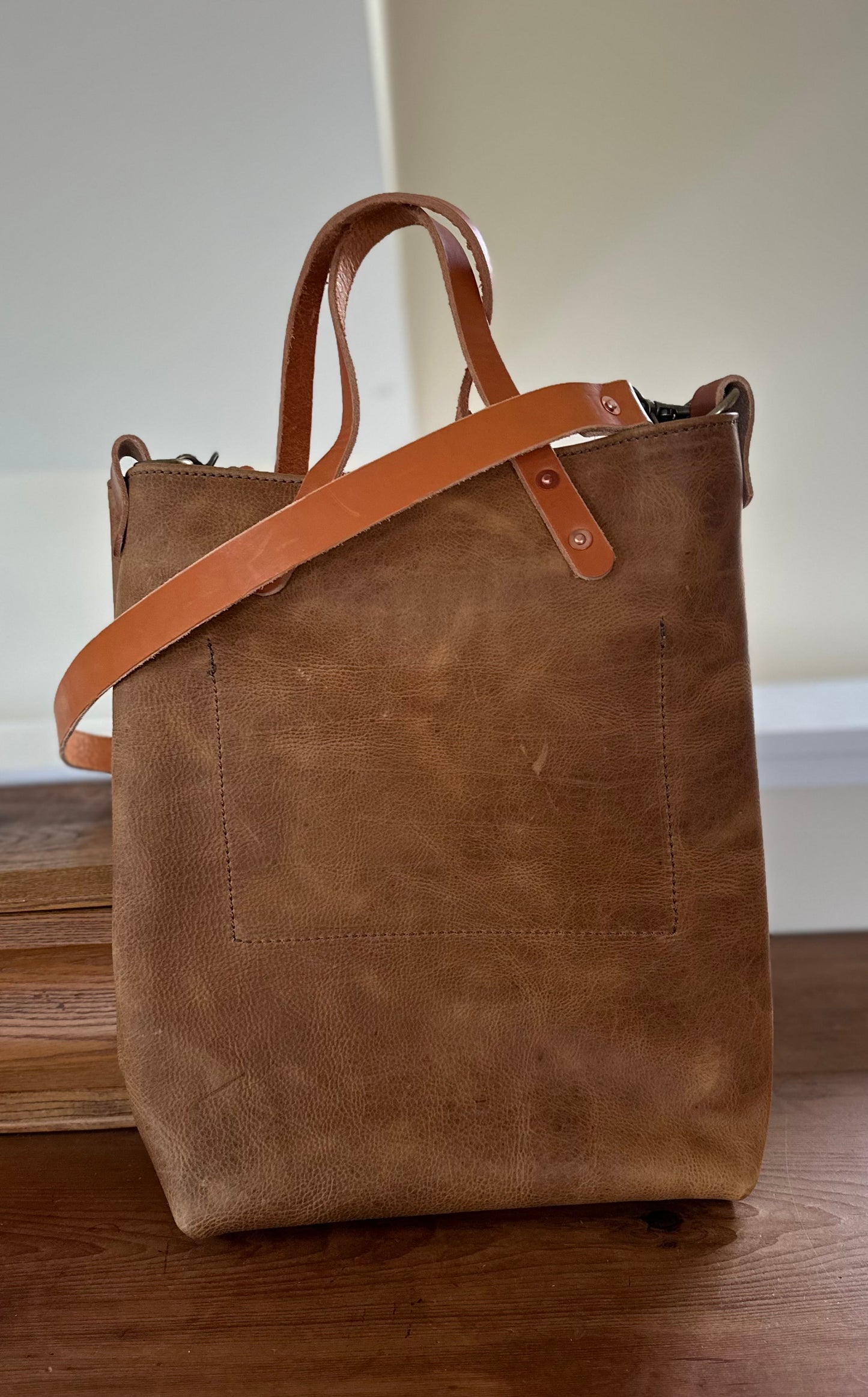 Not Your Everyday Tote (Blue Pocket)