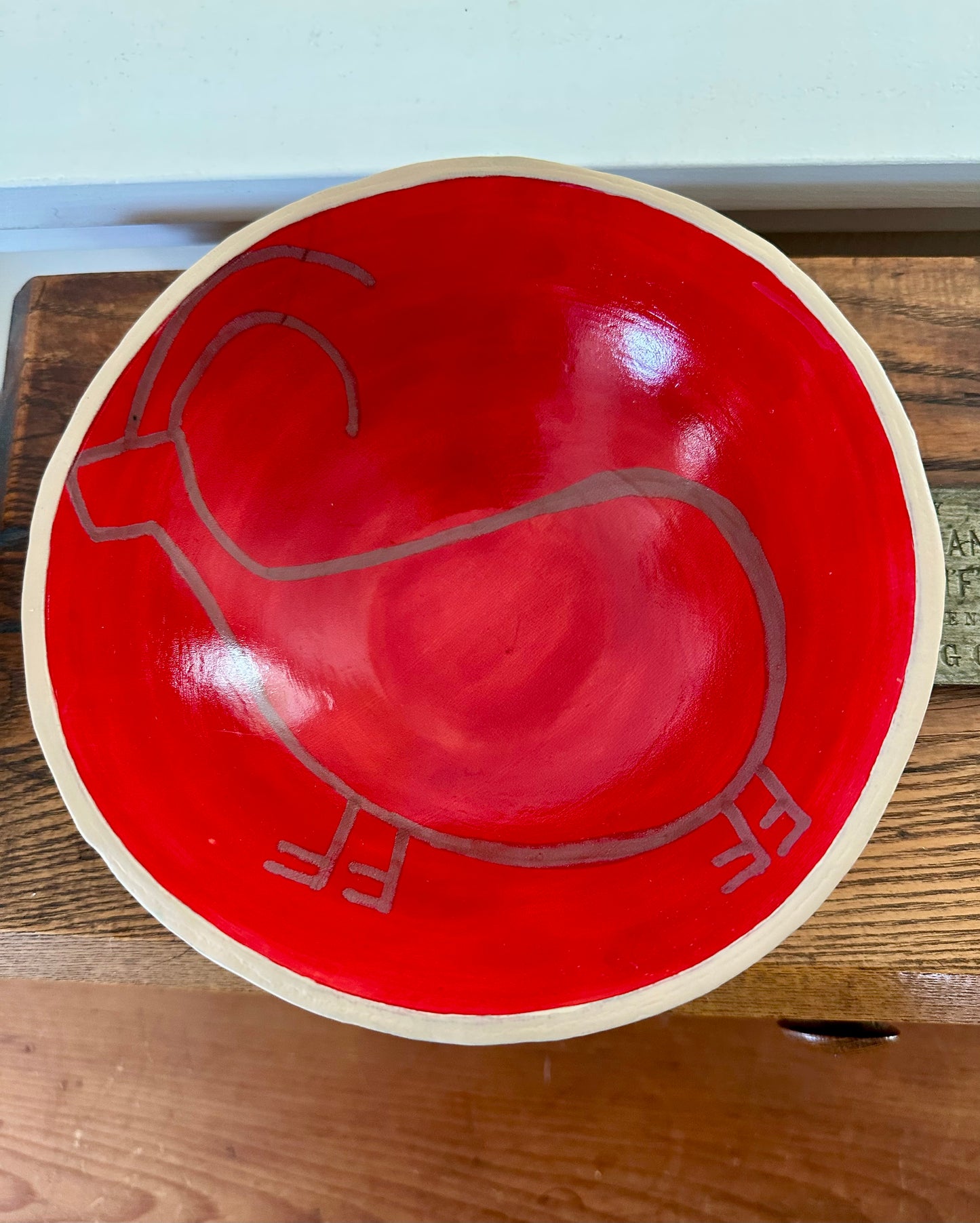 Chubby Goat Leather Bowl