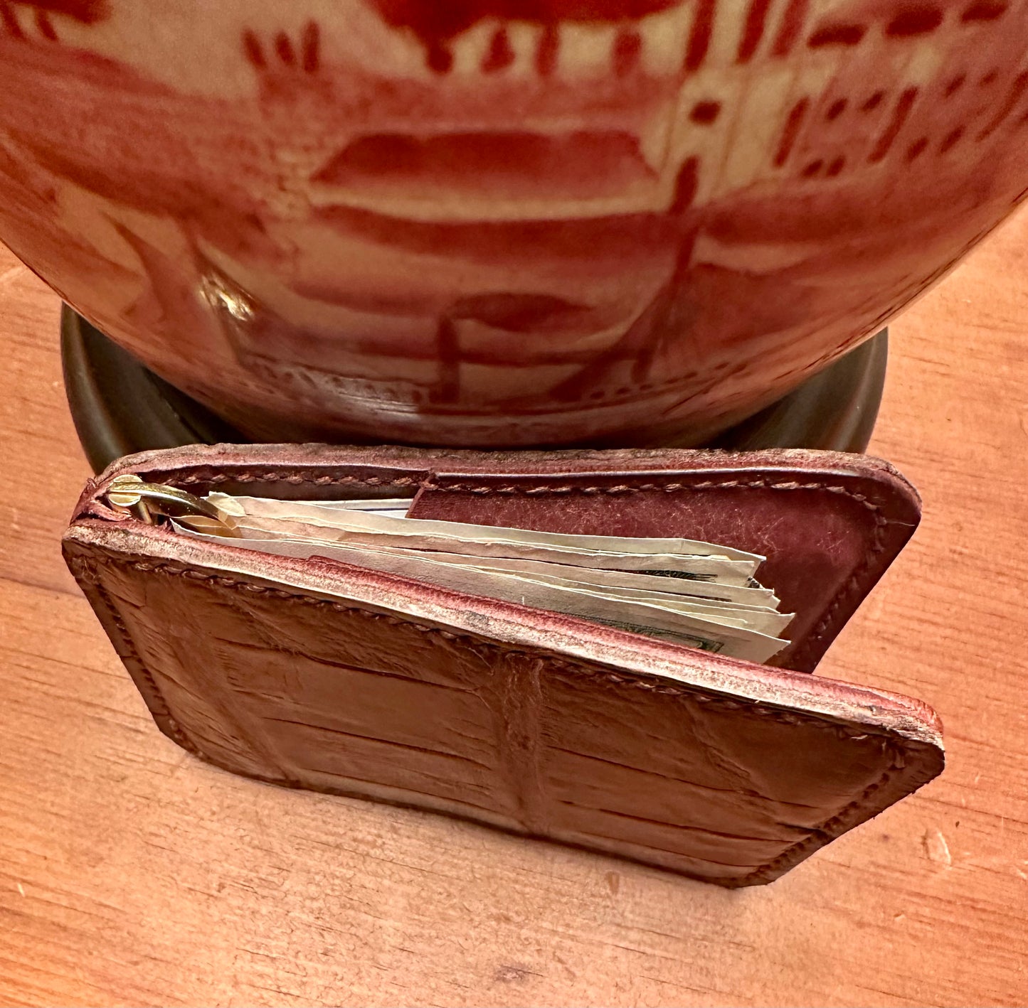 Drew’s Gator - CB Money Clip Wallet