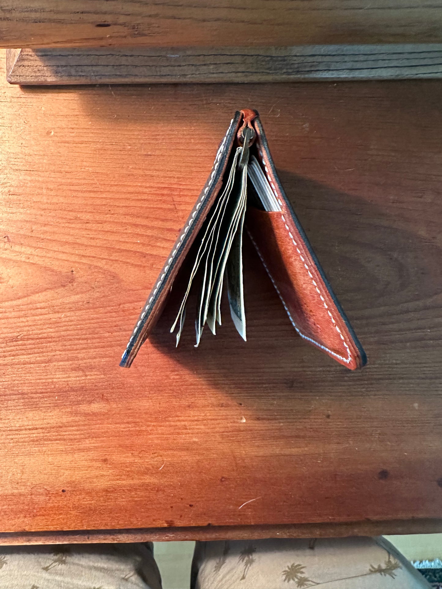 Brown Leather - CB Money Clip Wallet
