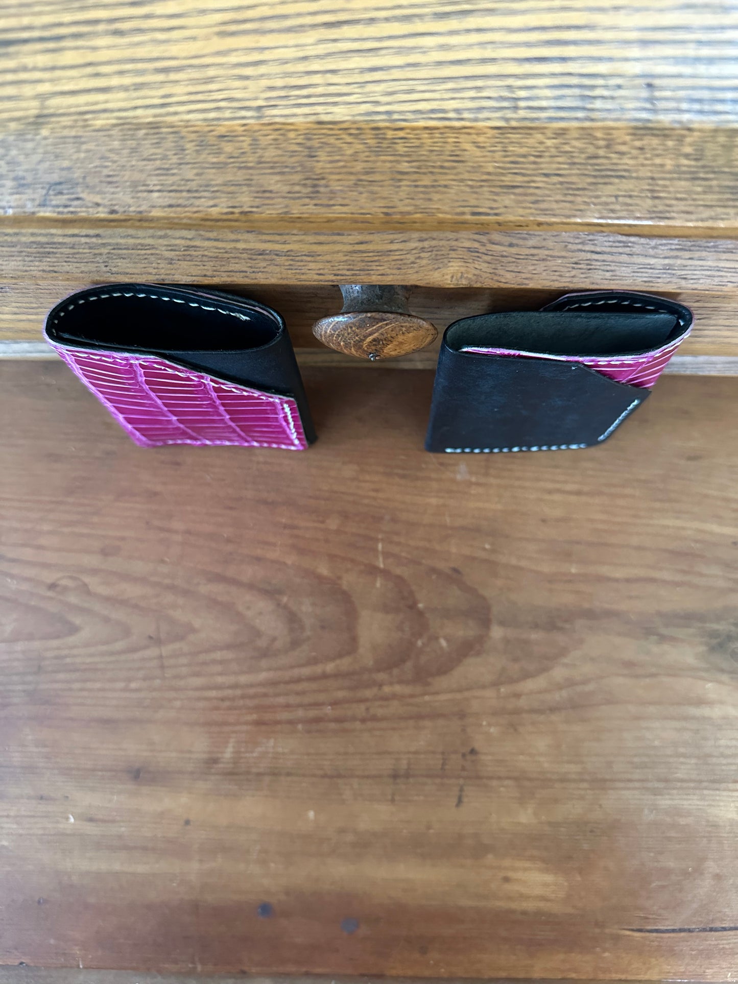 Two Face card and cash - Rasberry Gator