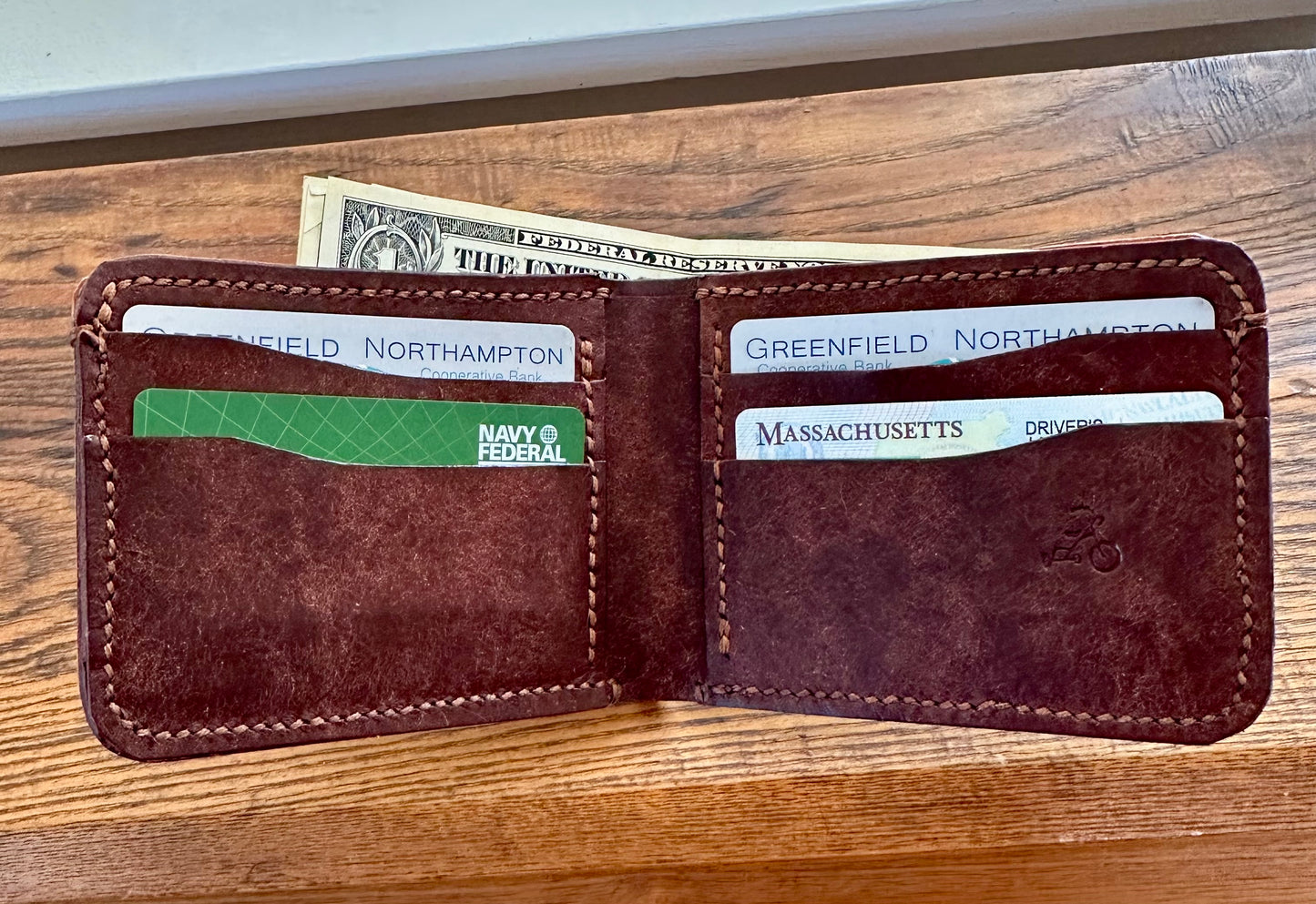 Glazed Brown Alligator w/Pueblo Bifold