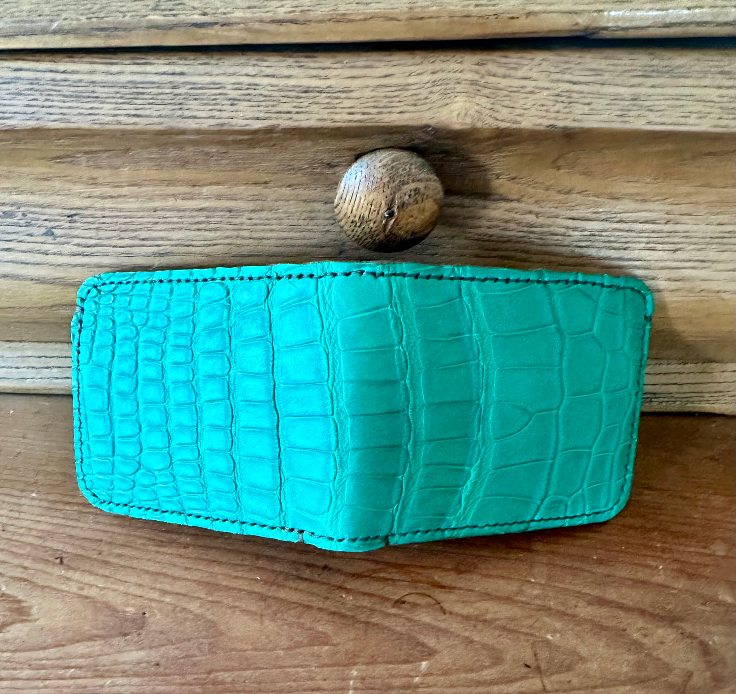 Green alligator w/Pueblo Bifold