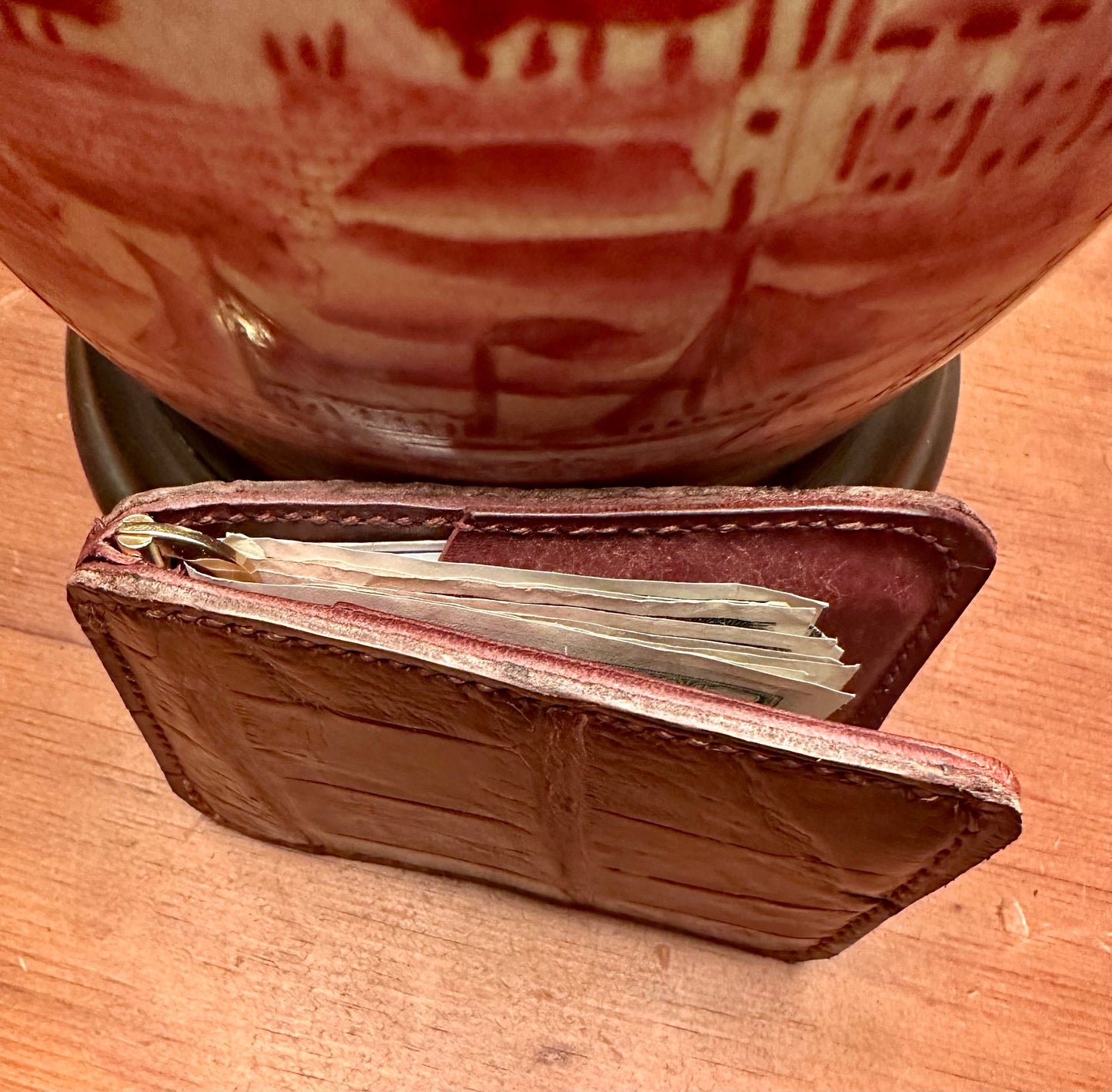 Drew’s Gator - CB Money Clip Wallet