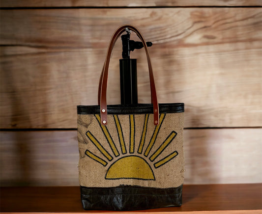 Sun Coffee Tote Bag