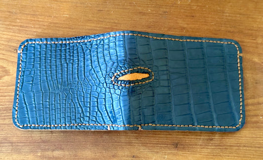 Blue Alligator Bi-Fold