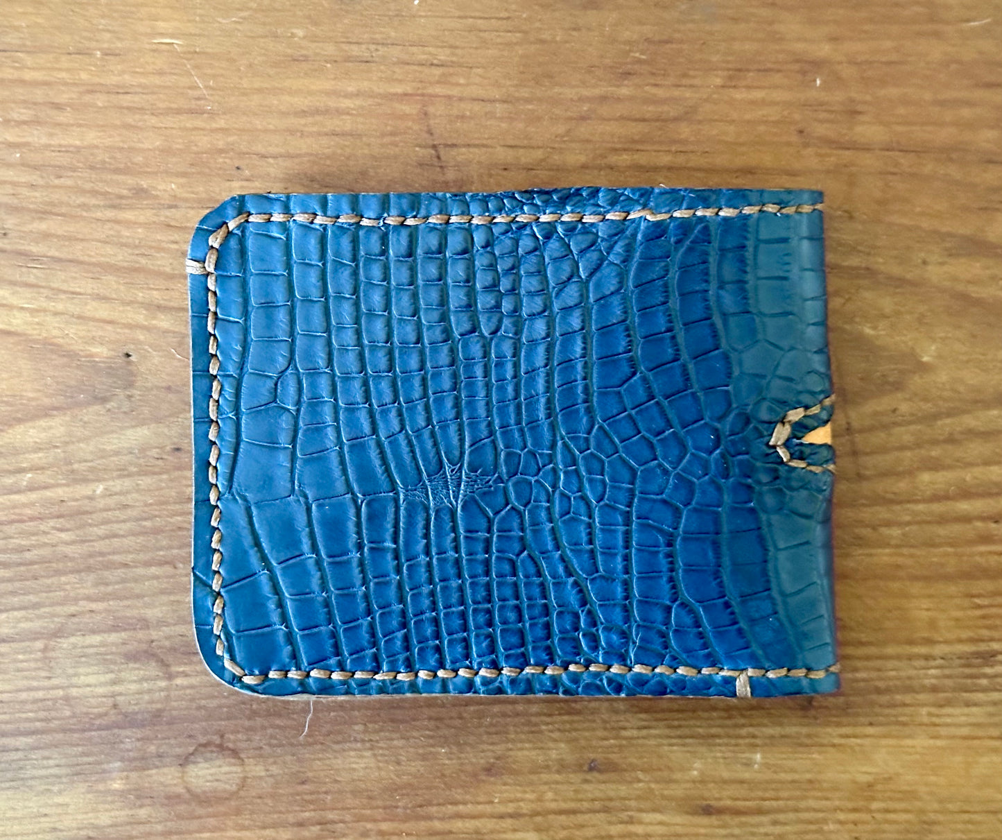 Blue Alligator Bi-Fold