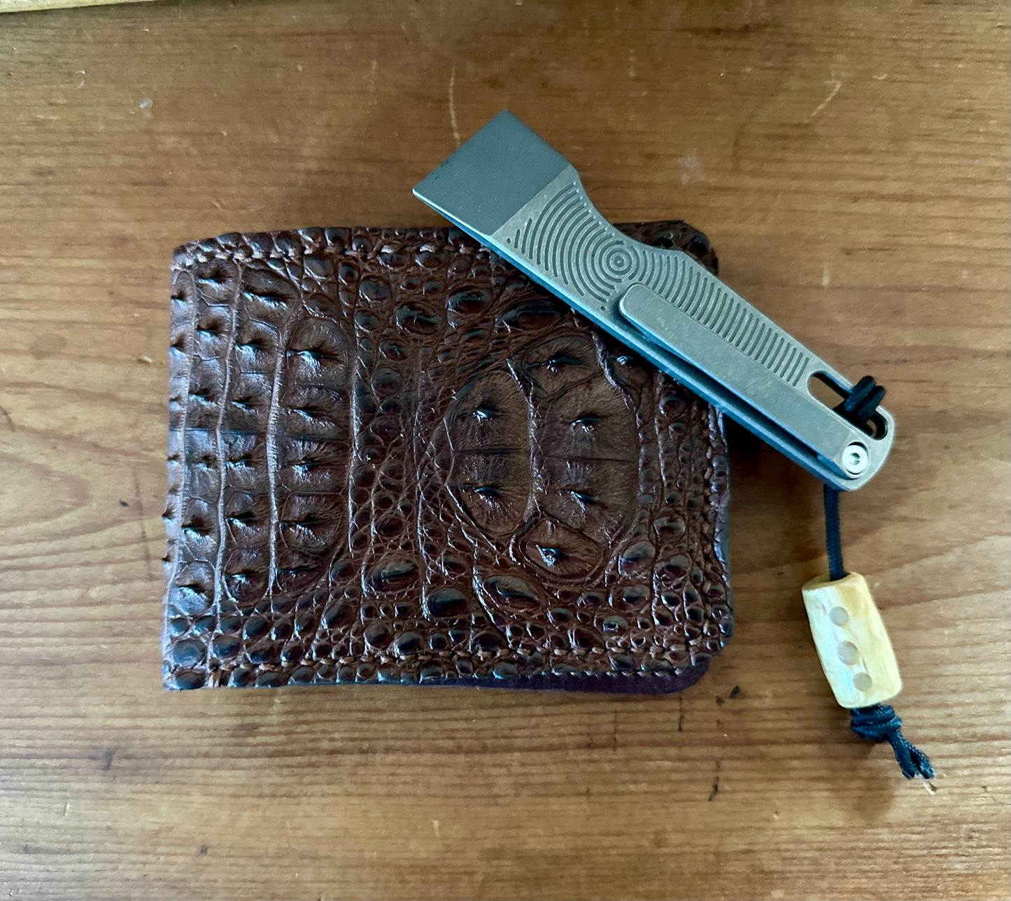 Brown Gator Bi-Fold