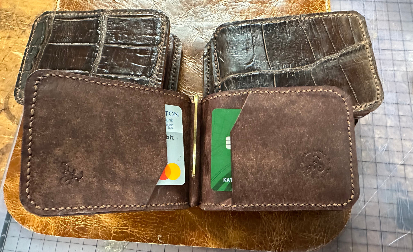 Drew’s Gator - CB Money Clip Wallet