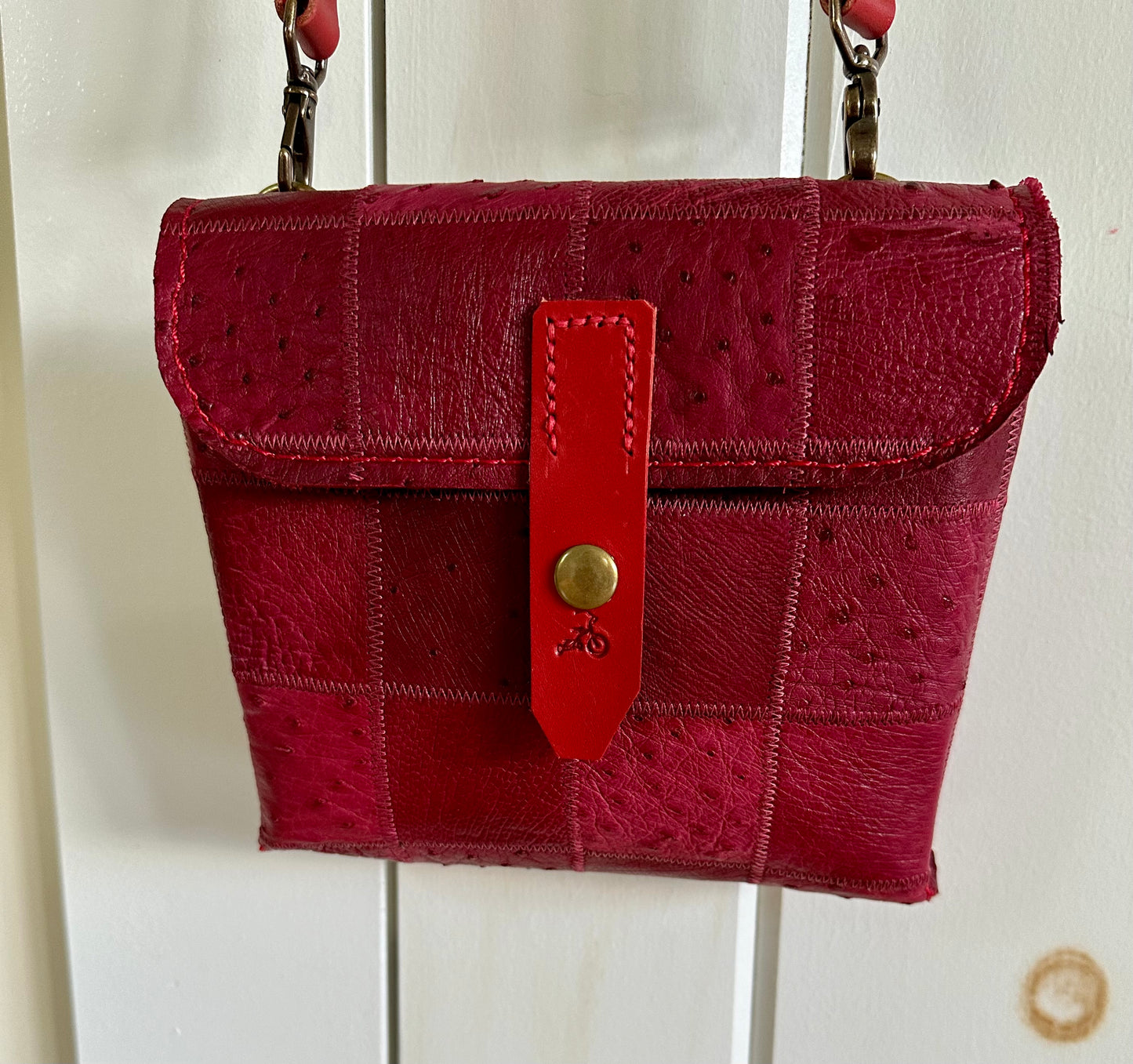 Quilted Ostrich Bag