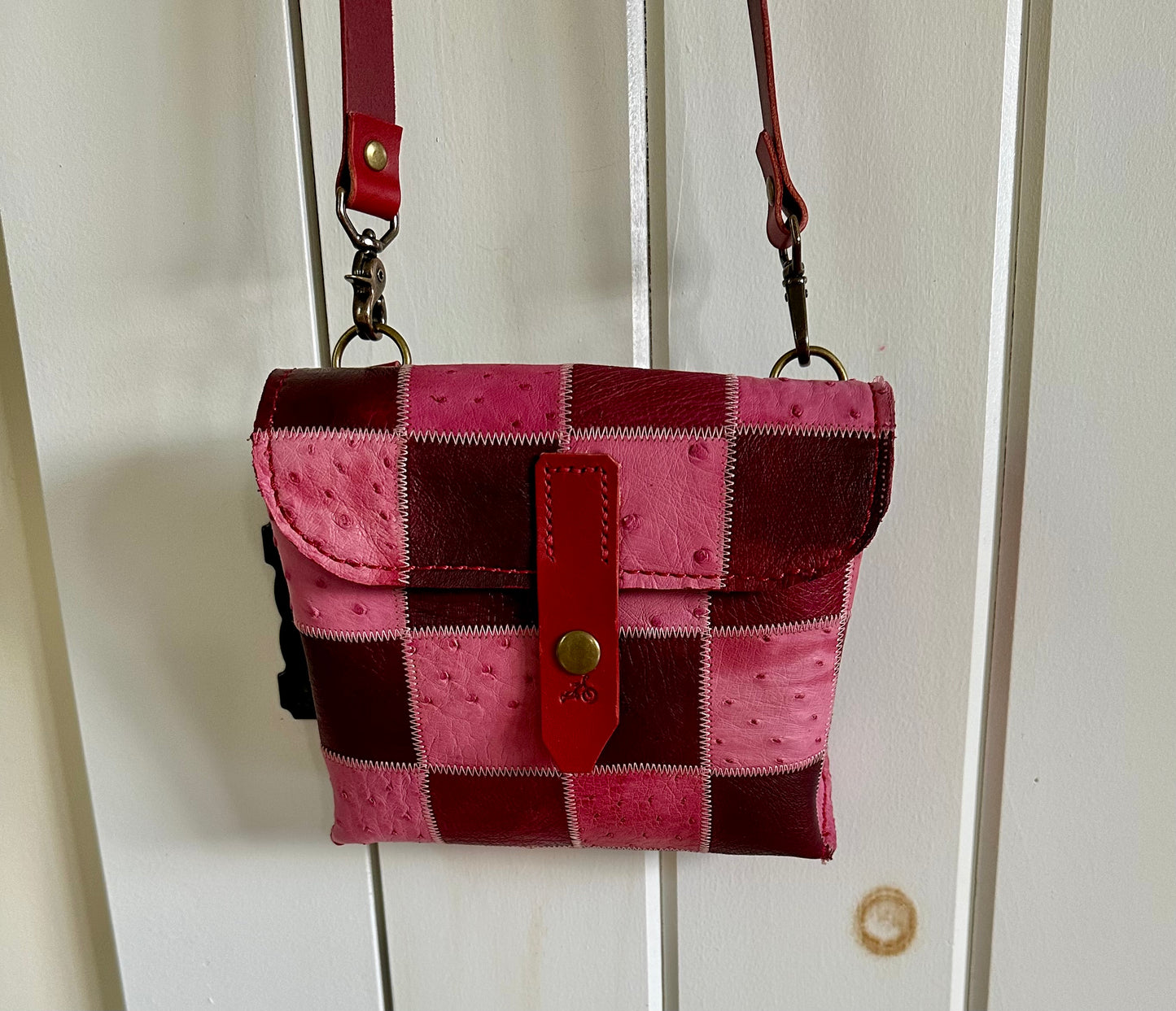 Quilted Ostrich Bag