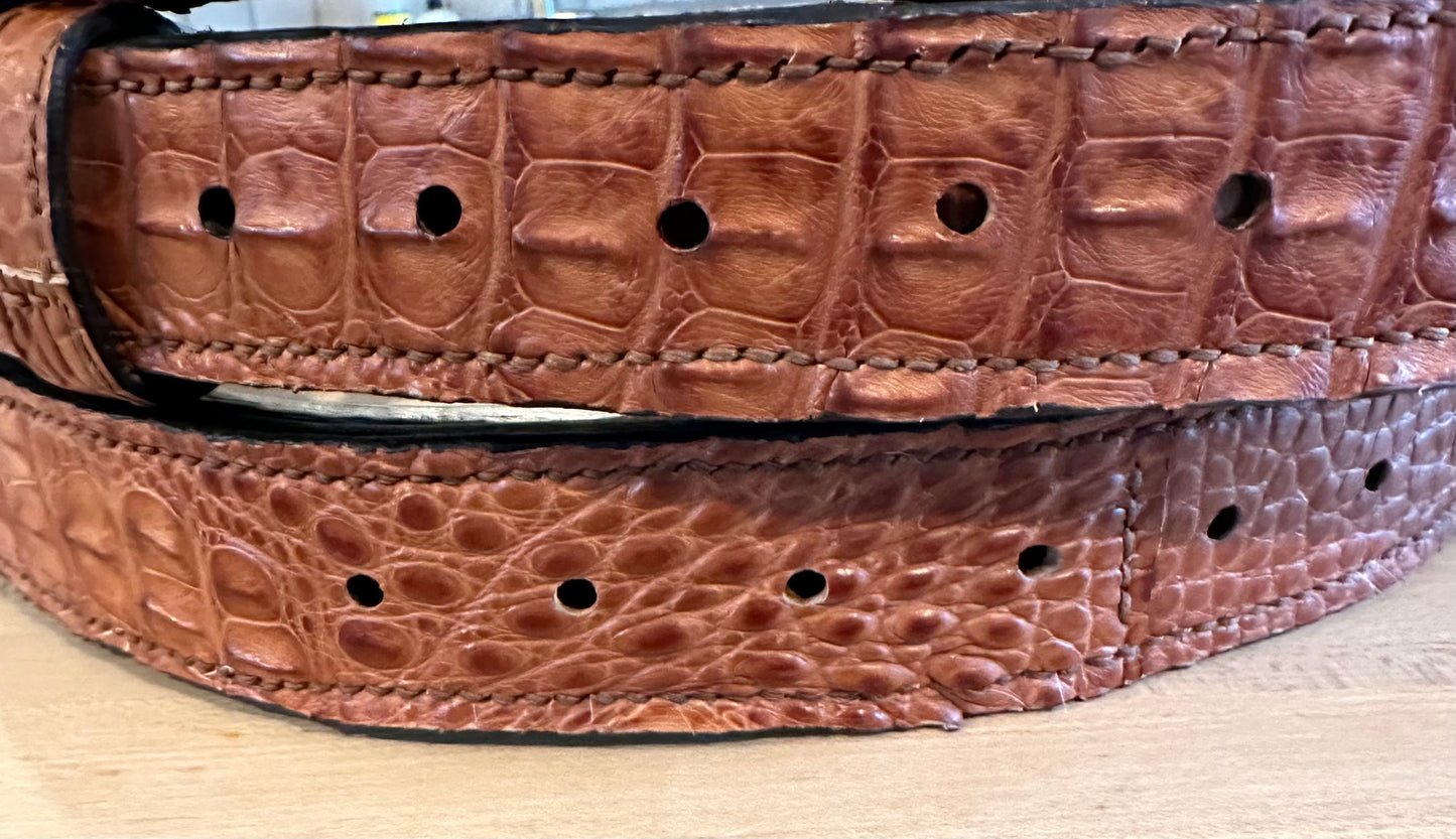 Custom Hornback Alligator Belt