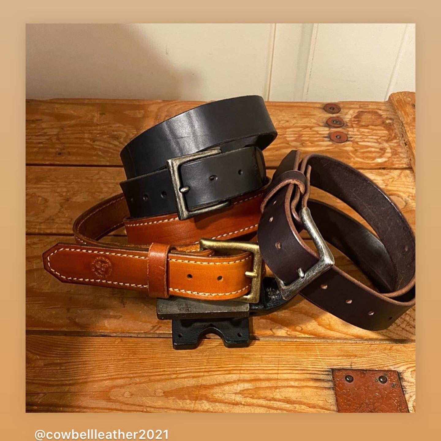 Handmade Leather Belt - Made to Order