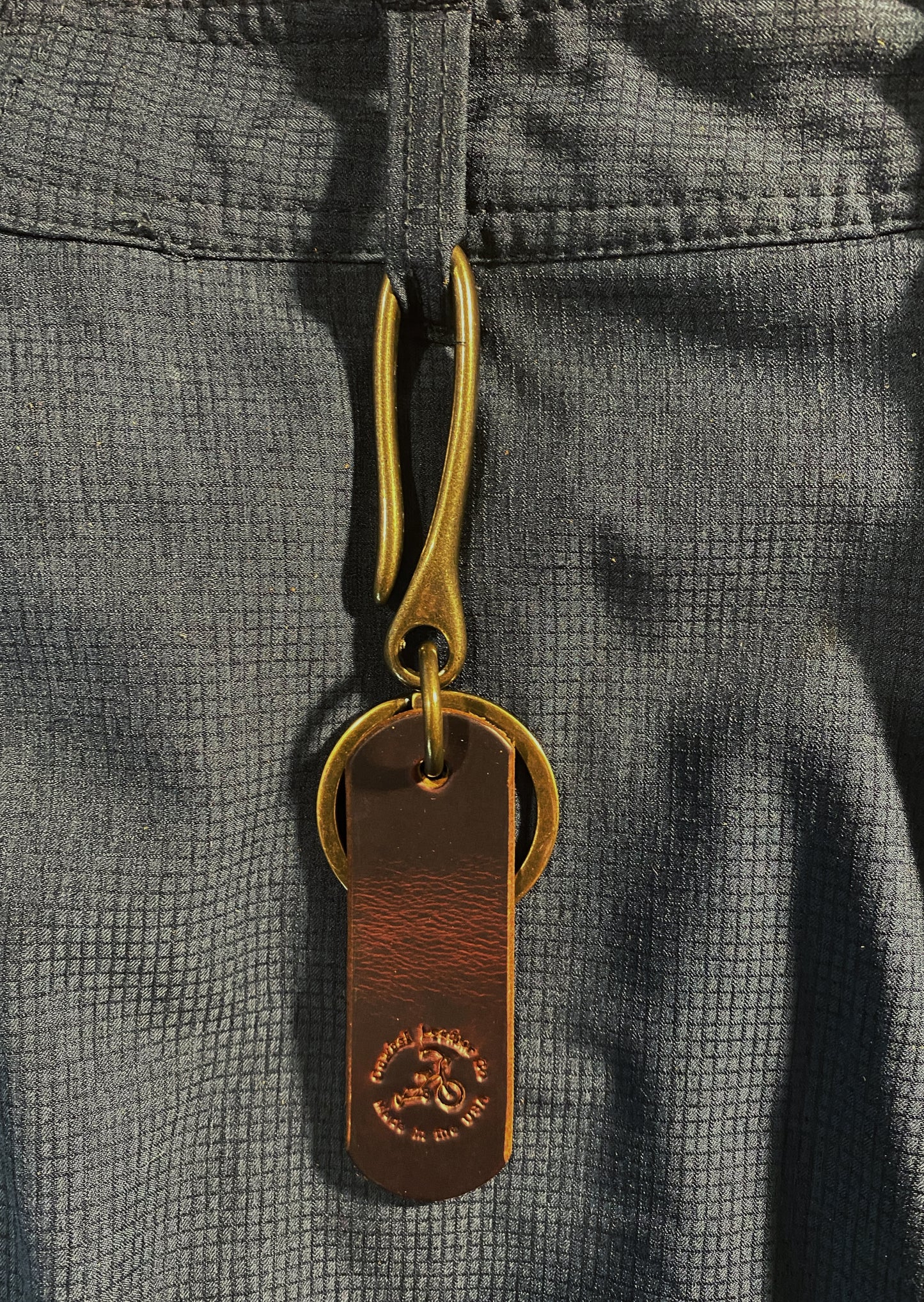 Brass Hook Key Chain